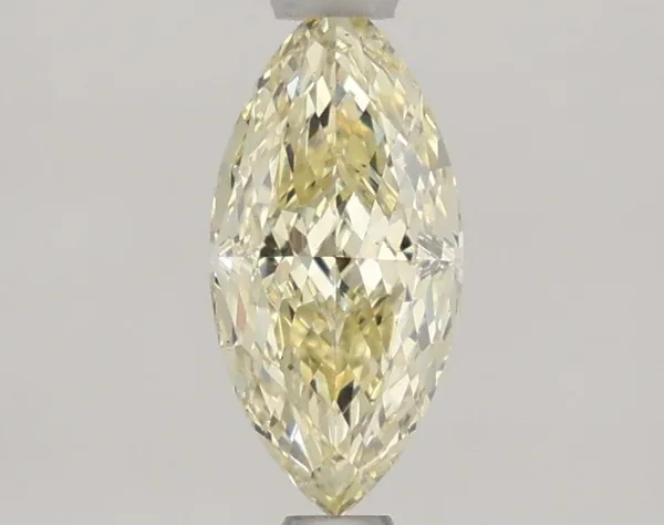 1.02ct MARQUISE Fancy Light Yellow VS1 Coloured Lab diamond