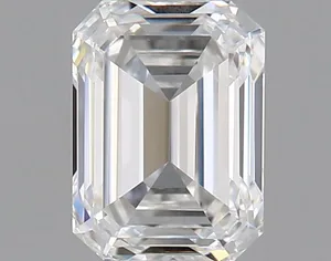 0.51ct EMERALD F VS1 Natural diamond