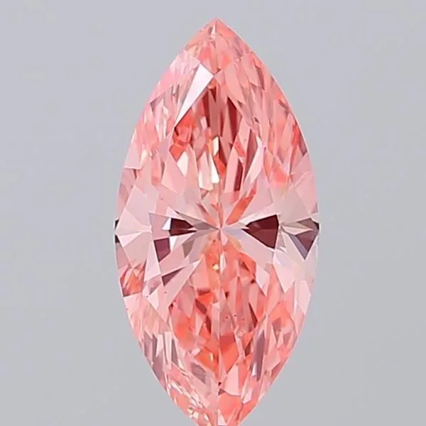 1.32ct MARQUISE Fancy Vivid Pink VS2 Coloured Lab diamond