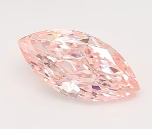 2.57ct MARQUISE Fancy Vivid Pink VVS1 Coloured Lab diamond