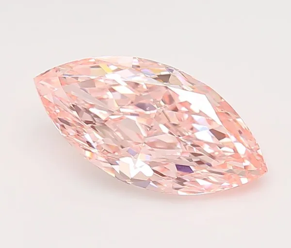 2.57ct MARQUISE Fancy Vivid Pink VVS1 Coloured Lab diamond