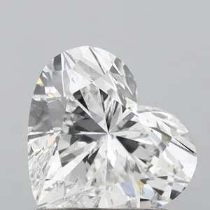 1.08ct HEART F SI1 Lab diamond