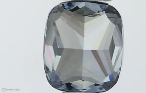 0.52ct CUSHION Fancy Vivid Blue SI1 Coloured Lab diamond