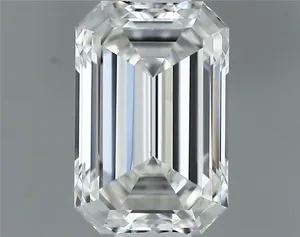 0.5ct EMERALD F VVS1 Natural diamond