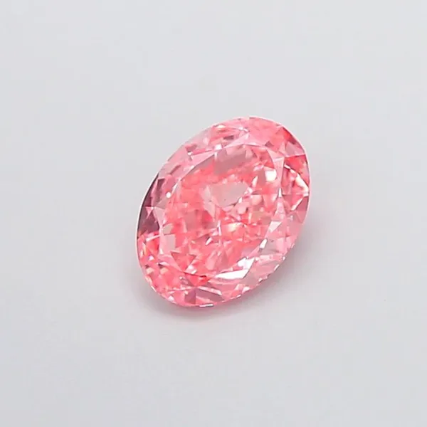 1.04ct OVAL Fancy Vivid Pink VS1 Coloured Lab diamond