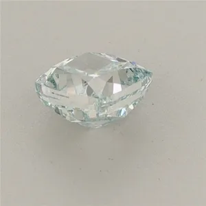 0.63ct CUSHION Fancy Intense Green Blue VS1 Coloured Lab diamond