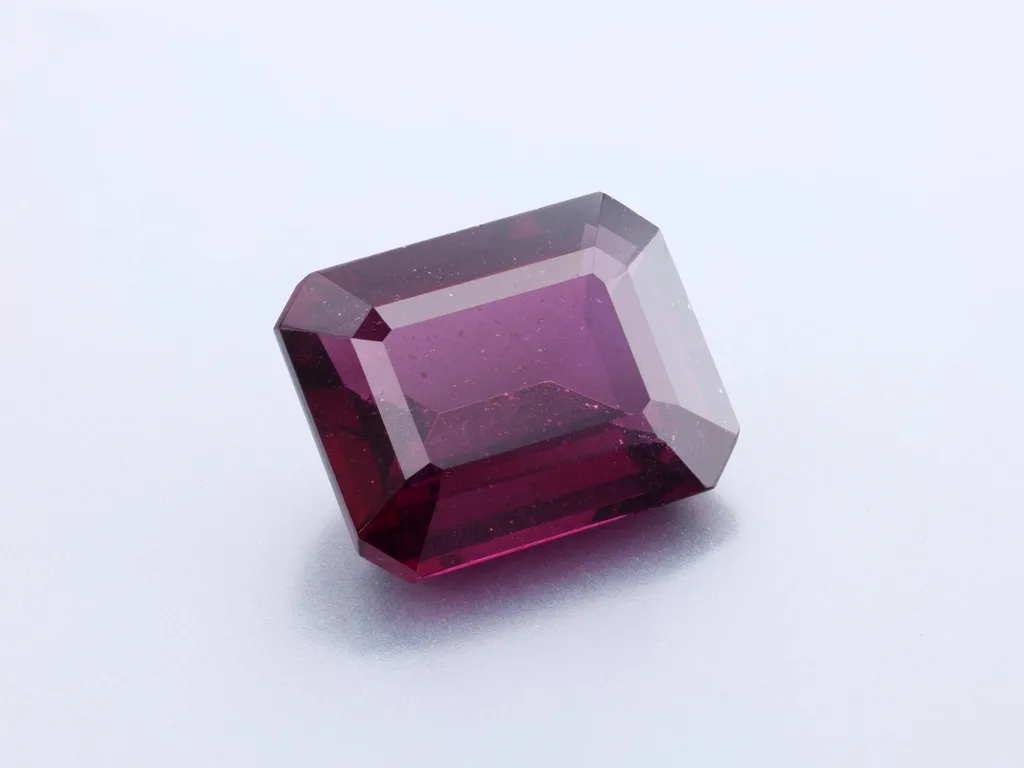 4.19ct Purple Garnet, Emerald Cut gemstone