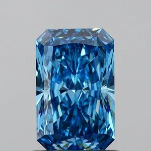 1.01ct RADIANT Fancy Vivid Blue VS2 Coloured Lab diamond