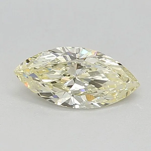 0.47ct MARQUISE Fancy Light Yellow VVS2 Coloured Lab diamond