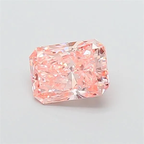 1.17ct RADIANT Fancy Vivid Pink VS1 Coloured Lab diamond