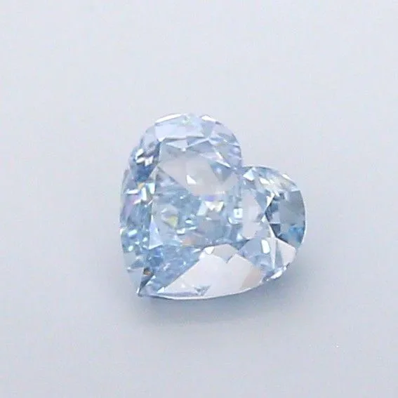 1.24ct HEART Fancy Intense Blue VVS2 Coloured Lab diamond