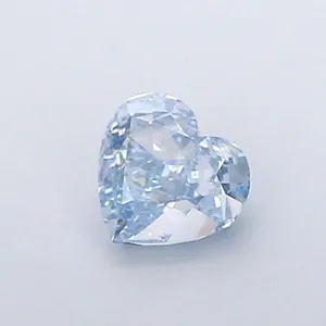 1.24ct HEART Fancy Intense Blue VVS2 Coloured Lab diamond