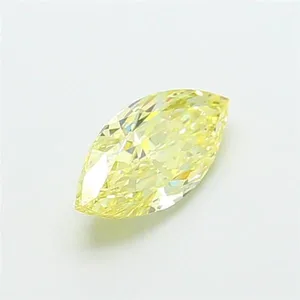 2ct MARQUISE Fancy Intense Yellow VS2 Coloured Lab diamond