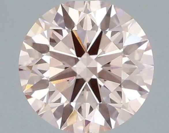1.07ct ROUND Fancy Pink VS1 Coloured Lab diamond