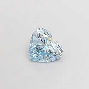 1.01ct HEART Fancy Intense Blue VS2 Coloured Lab diamond