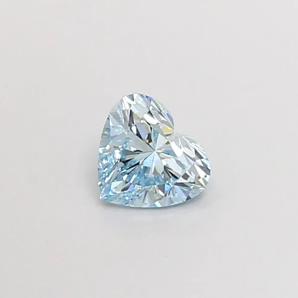 1.01ct HEART Fancy Intense Blue VS2 Coloured Lab diamond
