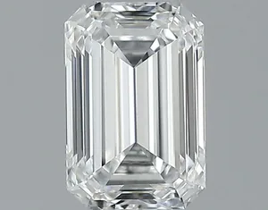 0.4ct EMERALD D VVS2 Natural diamond