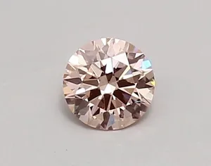 0.41ct ROUND Fancy Intense Pink VVS2 Coloured Lab diamond