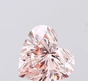 0.9ct HEART Fancy Intense Pink SI2 Coloured Lab diamond