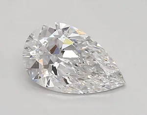 0.66ct PEAR D VVS1 Lab diamond