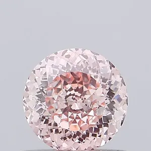 0.54ct ROUND Fancy Intense Pink VVS2 Coloured Lab diamond