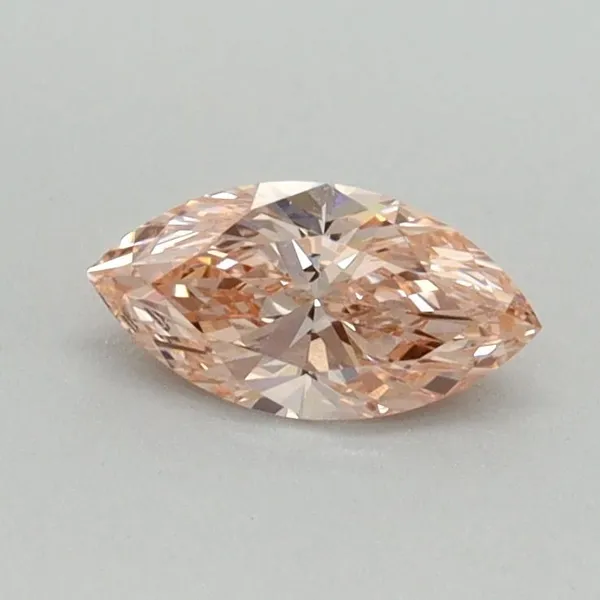 0.43ct MARQUISE Fancy Intense Pink VVS2 Coloured Lab diamond