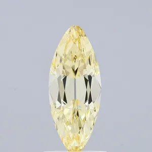 1.03ct OVAL Fancy Intense Yellow VVS2 Coloured Lab diamond