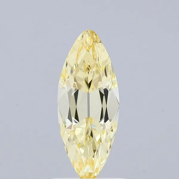 1.03ct OVAL Fancy Intense Yellow VVS2 Coloured Lab diamond