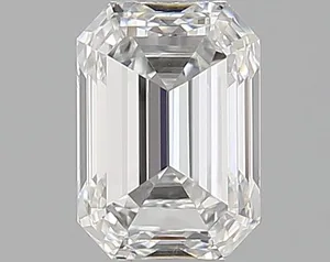 0.4ct EMERALD F IF Natural diamond