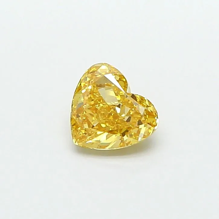 1.03ct HEART Fancy Intense Yellow VS1 Coloured Lab diamond