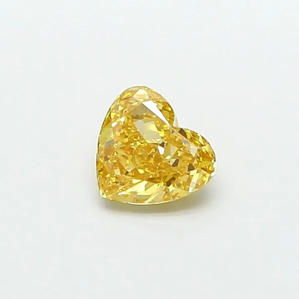 1.03ct HEART Fancy Intense Yellow VS1 Coloured Lab diamond
