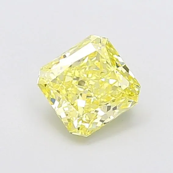 1.16ct RADIANT Fancy Yellow VS1 Coloured Lab diamond
