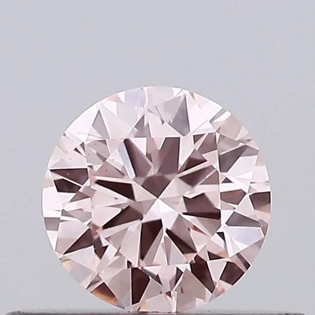 0.33ct ROUND Fancy Intense Pink VS1 Coloured Lab diamond