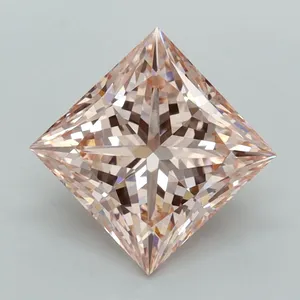 3.05ct PRINCESS Fancy Intense Pink VVS2 Coloured Lab diamond