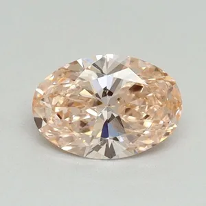 0.57ct OVAL Fancy Intense Pink VS1 Coloured Lab diamond