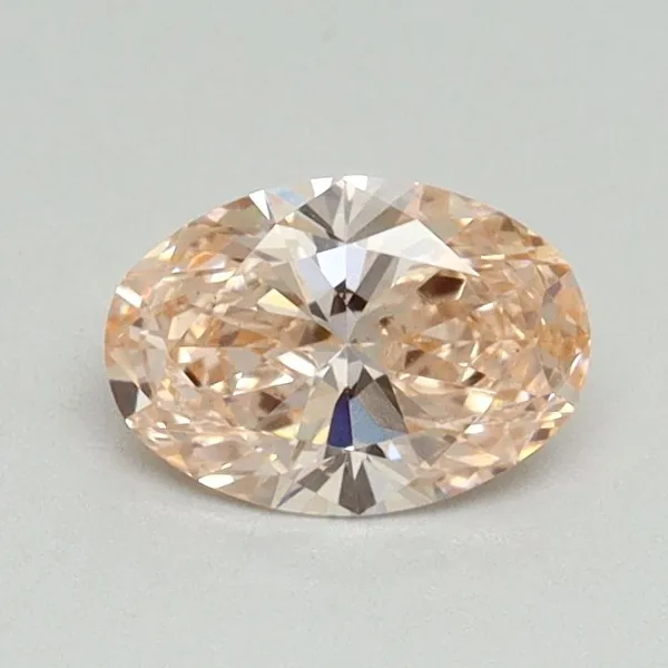 0.57ct OVAL Fancy Intense Pink VS1 Coloured Lab diamond