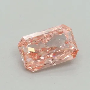 0.52ct RADIANT Fancy Vivid Pink VS2 Coloured Lab diamond