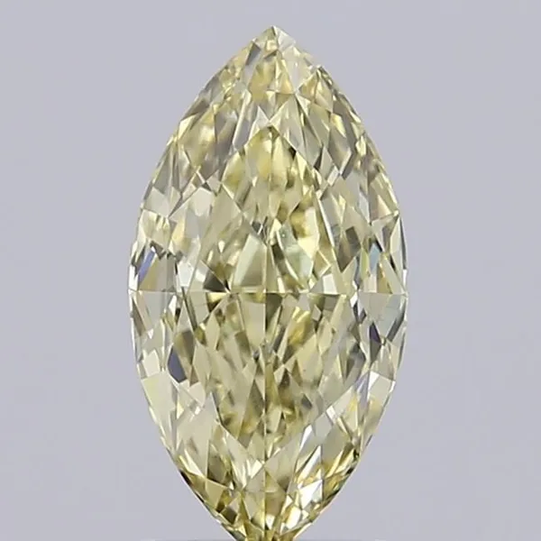 1.55ct MARQUISE Fancy Yellow VS1 Coloured Lab diamond