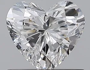 0.7ct HEART E VVS1 Natural diamond