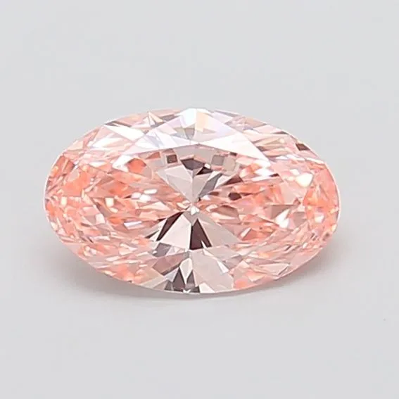 1.03ct OVAL Fancy Vivid Pink VS1 Coloured Lab diamond