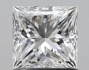 1ct PRINCESS E VS1 Natural diamond