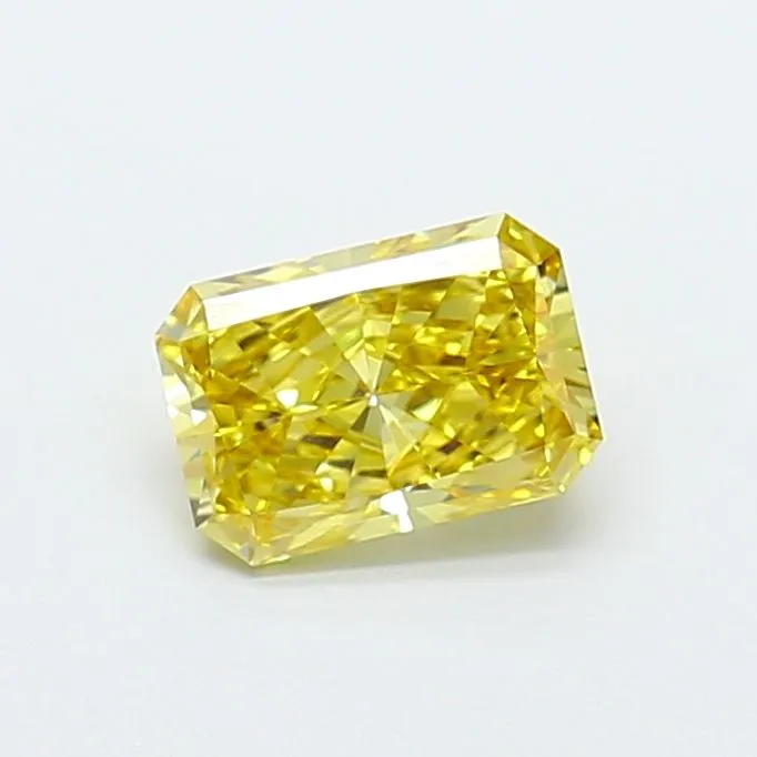 1.04ct RADIANT Fancy Intense Yellow VVS1 Coloured Lab diamond