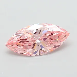 2.08ct MARQUISE Fancy Vivid Pink VS1 Coloured Lab diamond