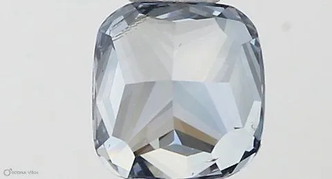 0.40ct CUSHION Fancy Vivid Blue SI1 Coloured Lab diamond