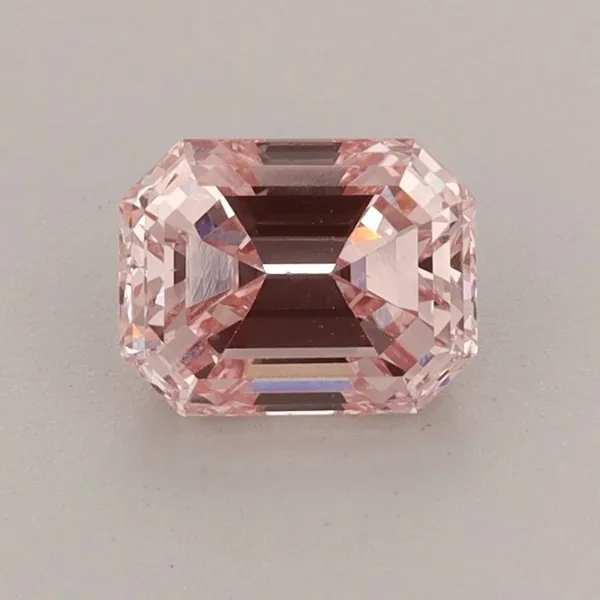 1ct EMERALD Fancy Vivid Pink VS1 Coloured Lab diamond
