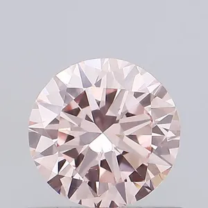 0.58ct ROUND Fancy Intense Pink VS1 Coloured Lab diamond