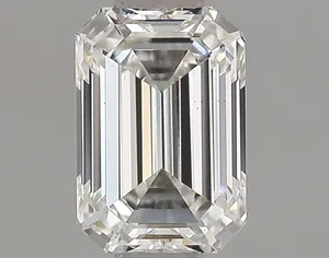 0.73ct EMERALD F VS2 Lab diamond