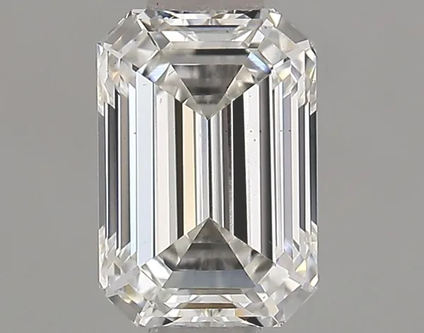 0.73ct EMERALD F VS2 Lab diamond