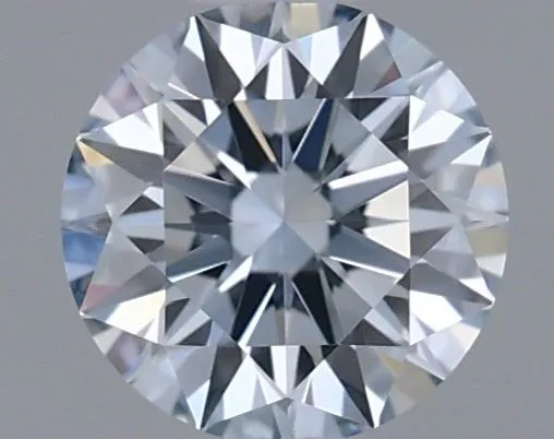0.41ct ROUND Fancy Light Blue VVS2 Coloured Lab diamond