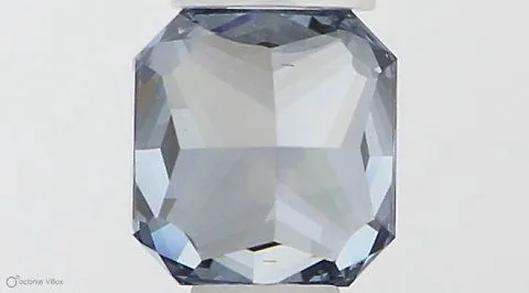 0.40ct RADIANT Fancy Vivid Blue VS2 Coloured Lab diamond